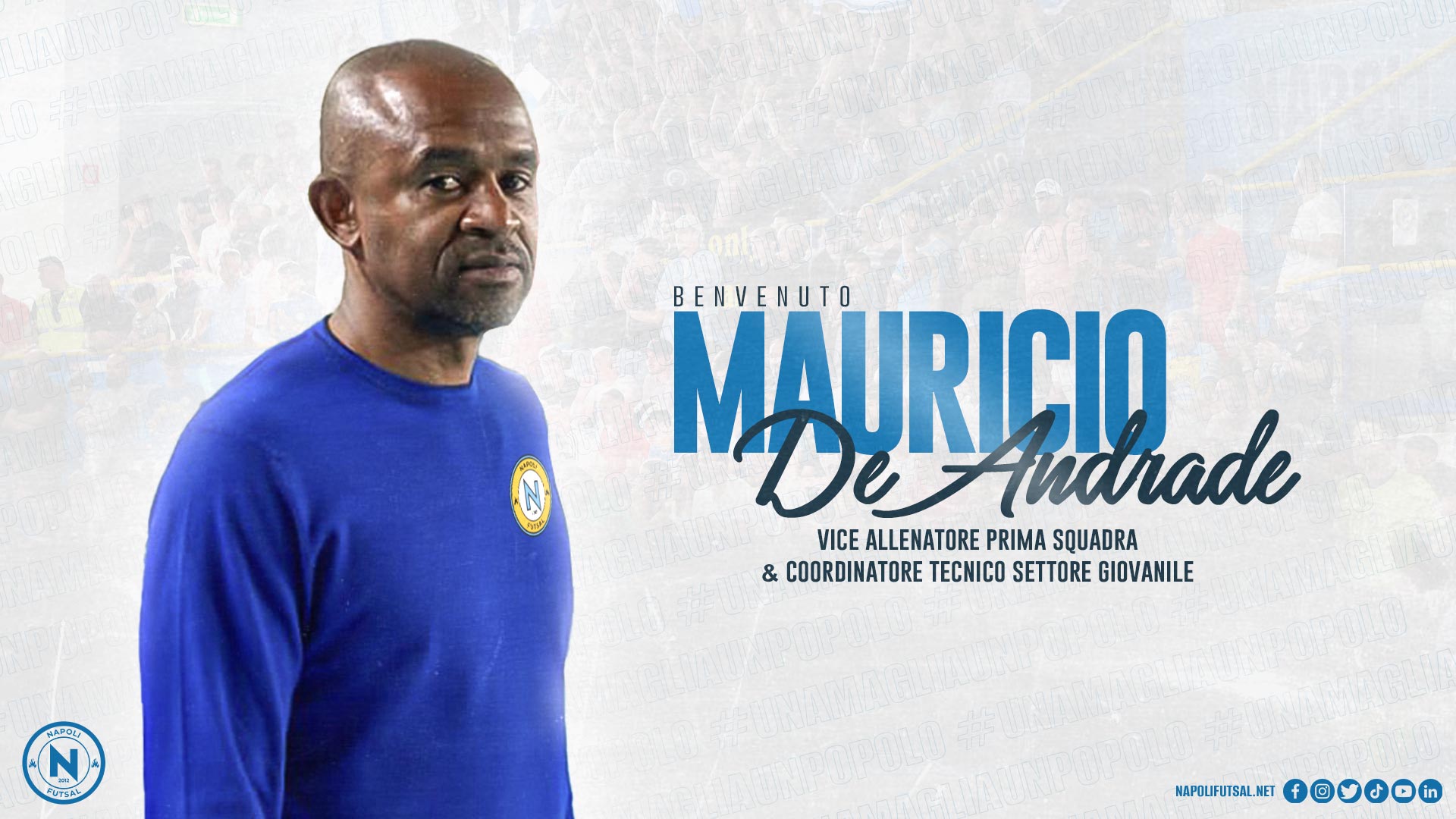 Mauricio De Andrade vice allenatore e coordinatore tecnico settore giovanile del Napoli: “Non vedo l’ora, Colini coach di prestigio”