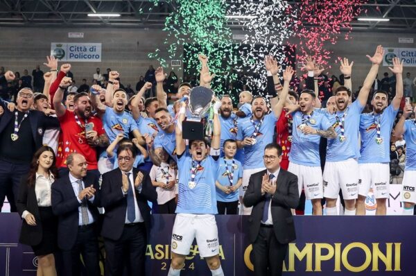 MoMap Napoli Futsal sei nella storia: gli azzurri vincono la coppa Italia di serie A