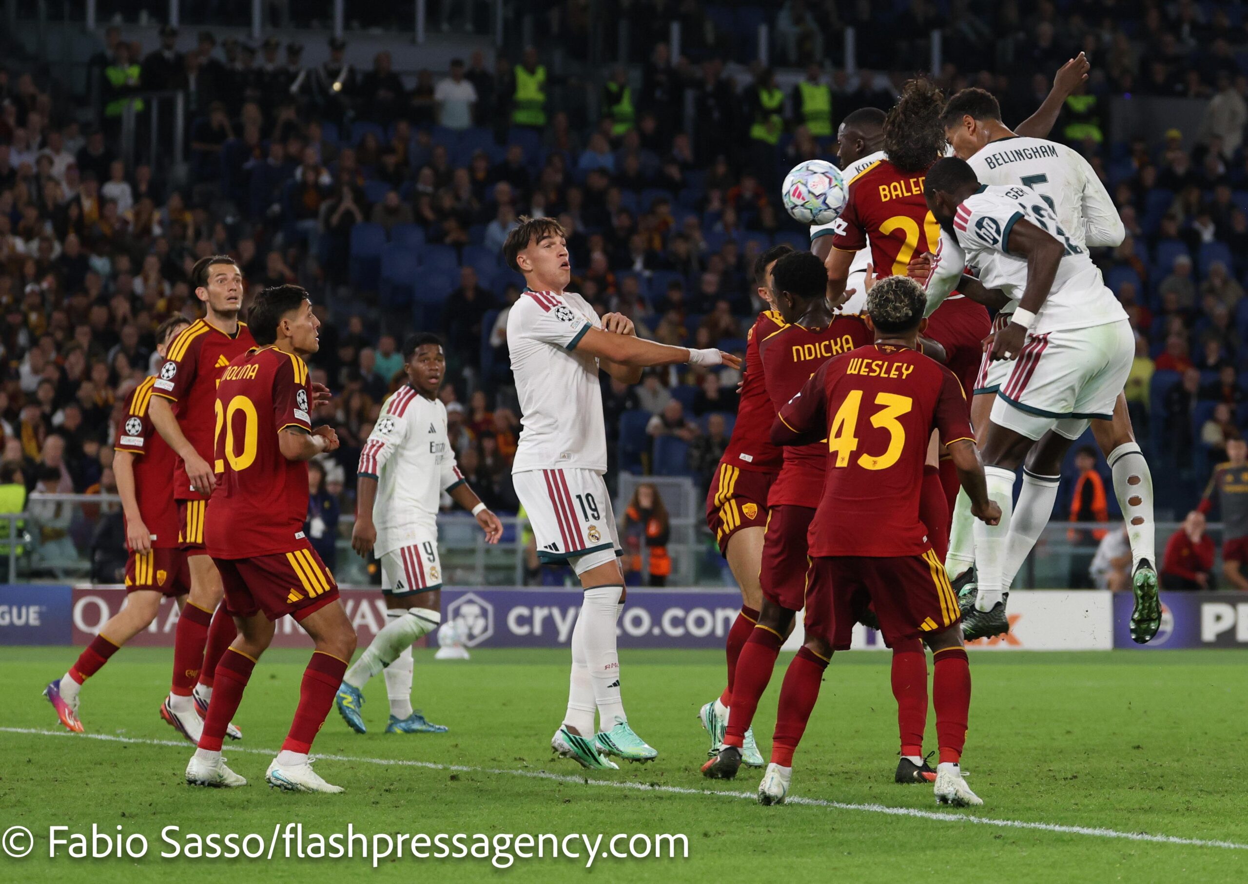 Roma-Real 3-4, Gasperini punito dall’ex Rüdiger